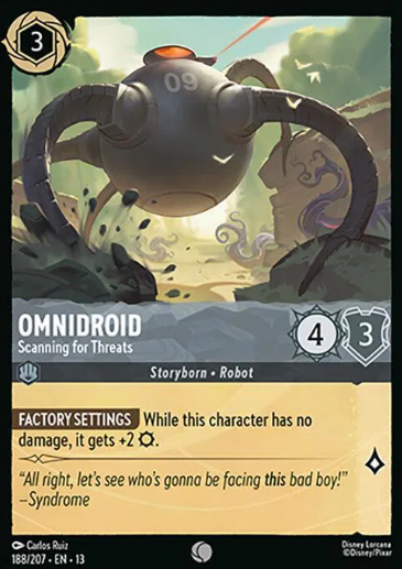 #188 Omnidroid - Common - Disney Lorcana Attack of the Vine