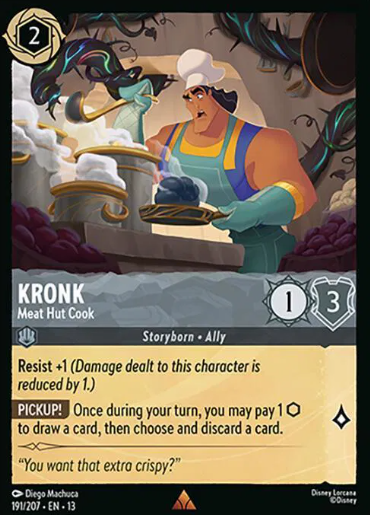 #191 Kronk - Rare - Disney Lorcana Attack of the Vine