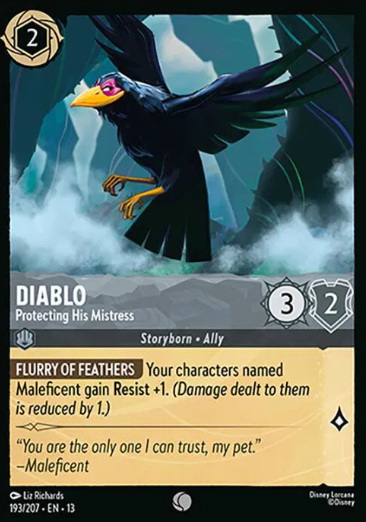 #193 Diablo - Common - Disney Lorcana Attack of the Vine
