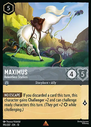 #195 Maximus - Rare - Disney Lorcana Attack of the Vine