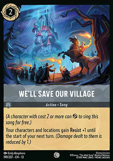 #199 We'll Save Our Village - Common - Disney Lorcana Attack of the Vine