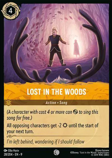 #028 Lost In The Woods - Common - Disney Lorcana Fabled