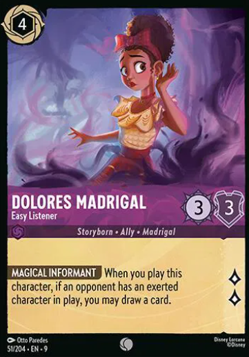 #051 Dolores Madrigal - Common - Disney Lorcana Fabled