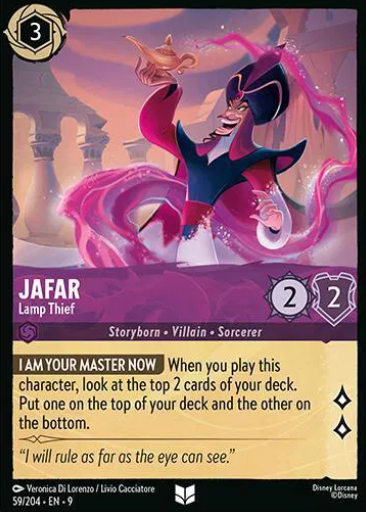 #059 Jafar - Uncommon - Disney Lorcana Fabled