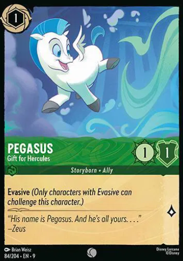 #084 Pegasus - Common - Disney Lorcana Fabled