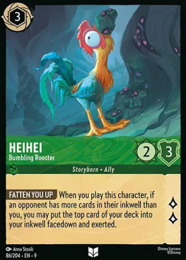 #086 HeiHei - Uncommon - Disney Lorcana Fabled