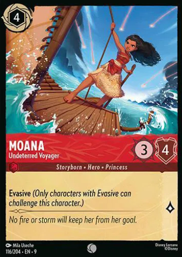 #116 Moana - Common - Disney Lorcana Fabled