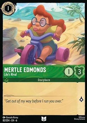 #082 Mertle Edmonds - Disney Lorcana Azurite Sea