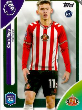 #349 Chris Rigg Sunderland (Green Parallel)