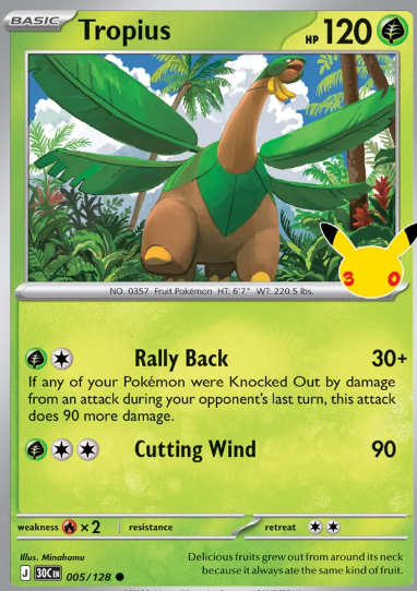 #005 Tropius  30th Celebrations