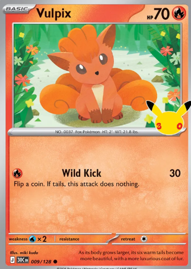 #009 Vulpix 30th Celebrations