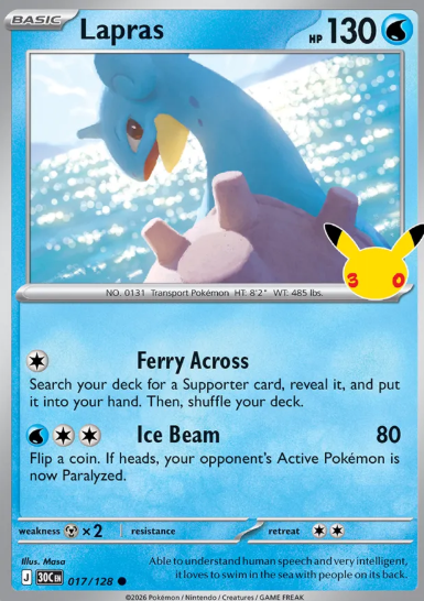 #017 Lapras 30th Celebrations