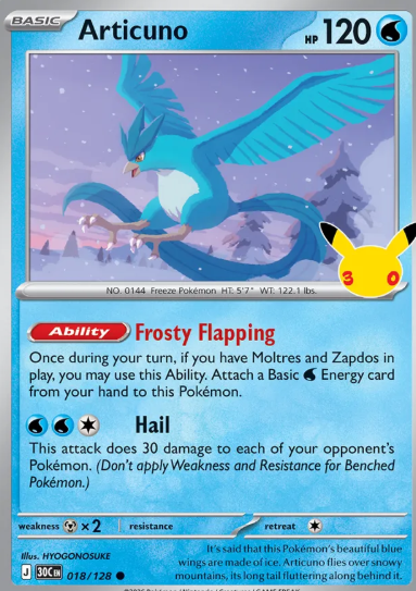 #018 Articuno 30th Celebrations