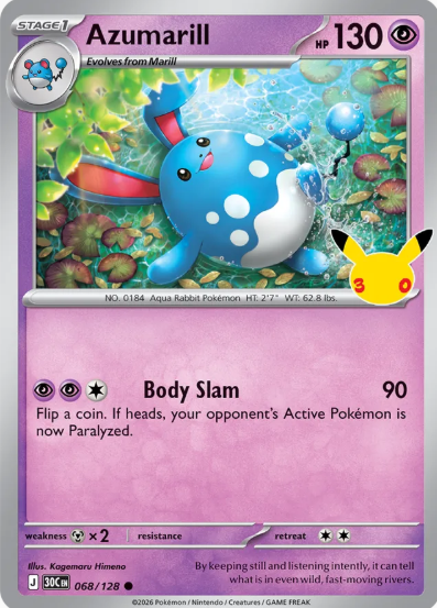 #068 Azumarill 30th Celebrations