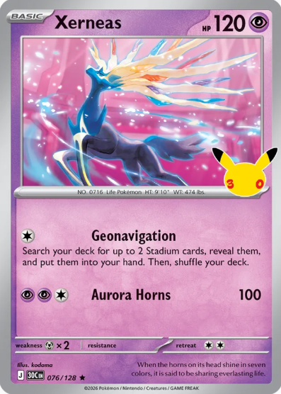 #076 Xerneas 30th Celebrations
