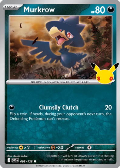 #093 Murkrow 30th Celebrations