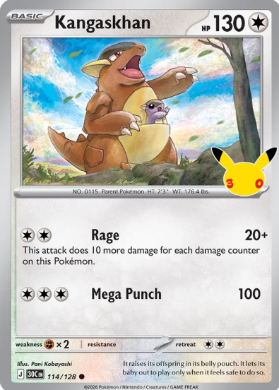 #114 Kangaskhan 30th Celebrations