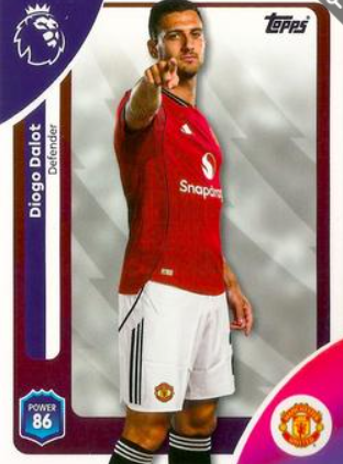 #204 Diogo Dalot Manchester United (Yellow Parallel)