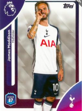 #262 James Maddison Tottenham Hotspur (Blue Parallel)
