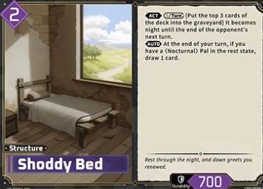 #089 Shoddy Bed Palworld -Dawn of Palpagos EBP01