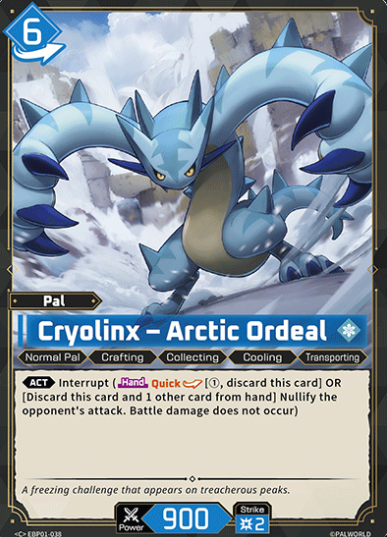 #038 Cryolinx - Arctic Ordeal Palworld -Dawn of Palpagos EBP01