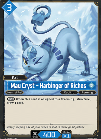 #035 Mau Cryst - Harbinger of Riches Palworld -Dawn of Palpagos EBP01