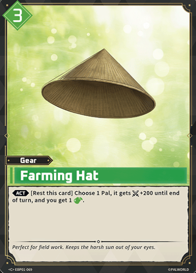 #069 Farming Hat -Dawn of Palpagos EBP01