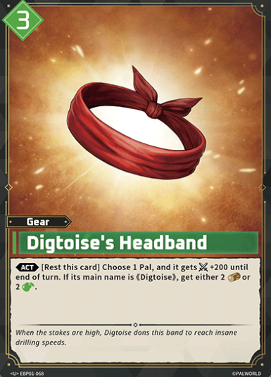 #068 Digtoise's Headband -Dawn of Palpagos EBP01