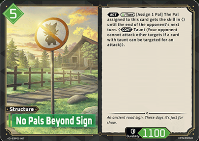 #067 No Pals Beyond Sign -Dawn of Palpagos EBP01