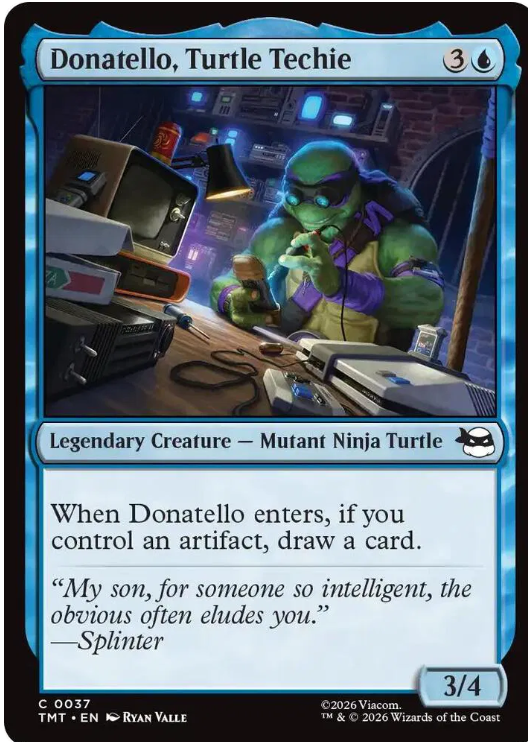 #0037 Donatello, Turtle Techie - Magic: The Gathering TMNT