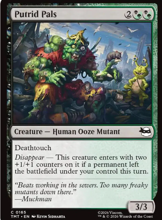 #0165 Putrid Pals - Magic: The Gathering TMNT