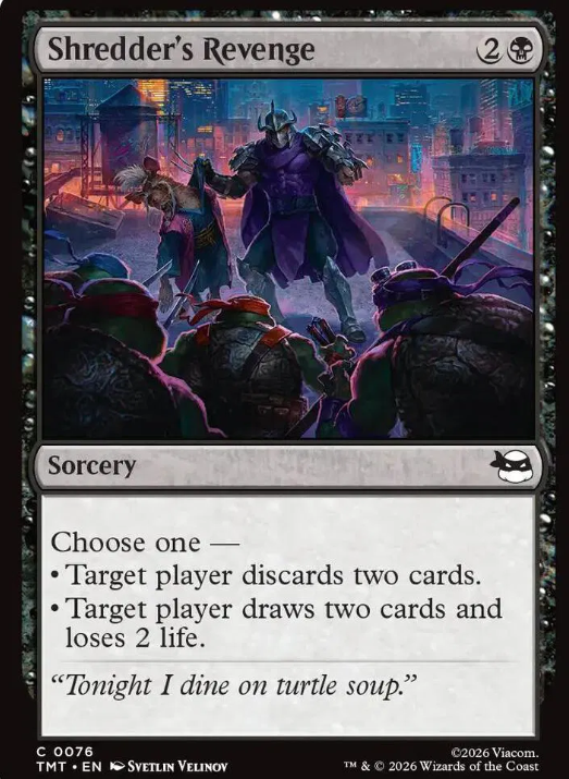 #0076 Shredder's Revenge - Magic: The Gathering TMNT