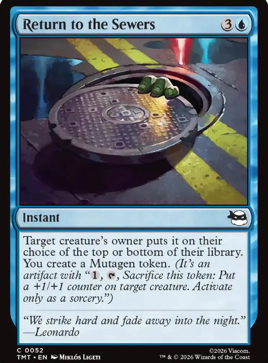 #0052 Return to the Sewers - Magic: The Gathering TMNT