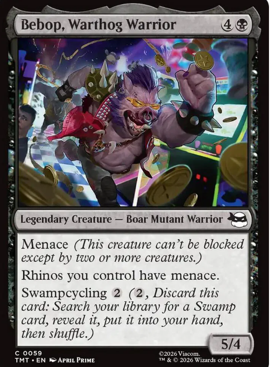 #0059 Bebop, Warthog Warrior - Magic: The Gathering TMNT