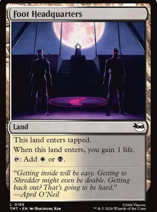 #0185 Foot Headquarters - Magic: The Gathering TMNT
