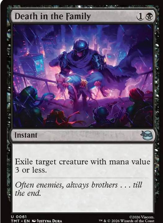 #0061 Death in the Family - Magic: The Gathering TMNT