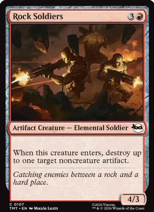 #0107 Rock Soldiers - Magic: The Gathering TMNT