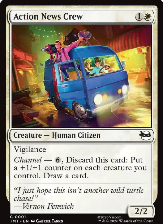 #0001 Action News Crew - Magic: The Gathering TMNT