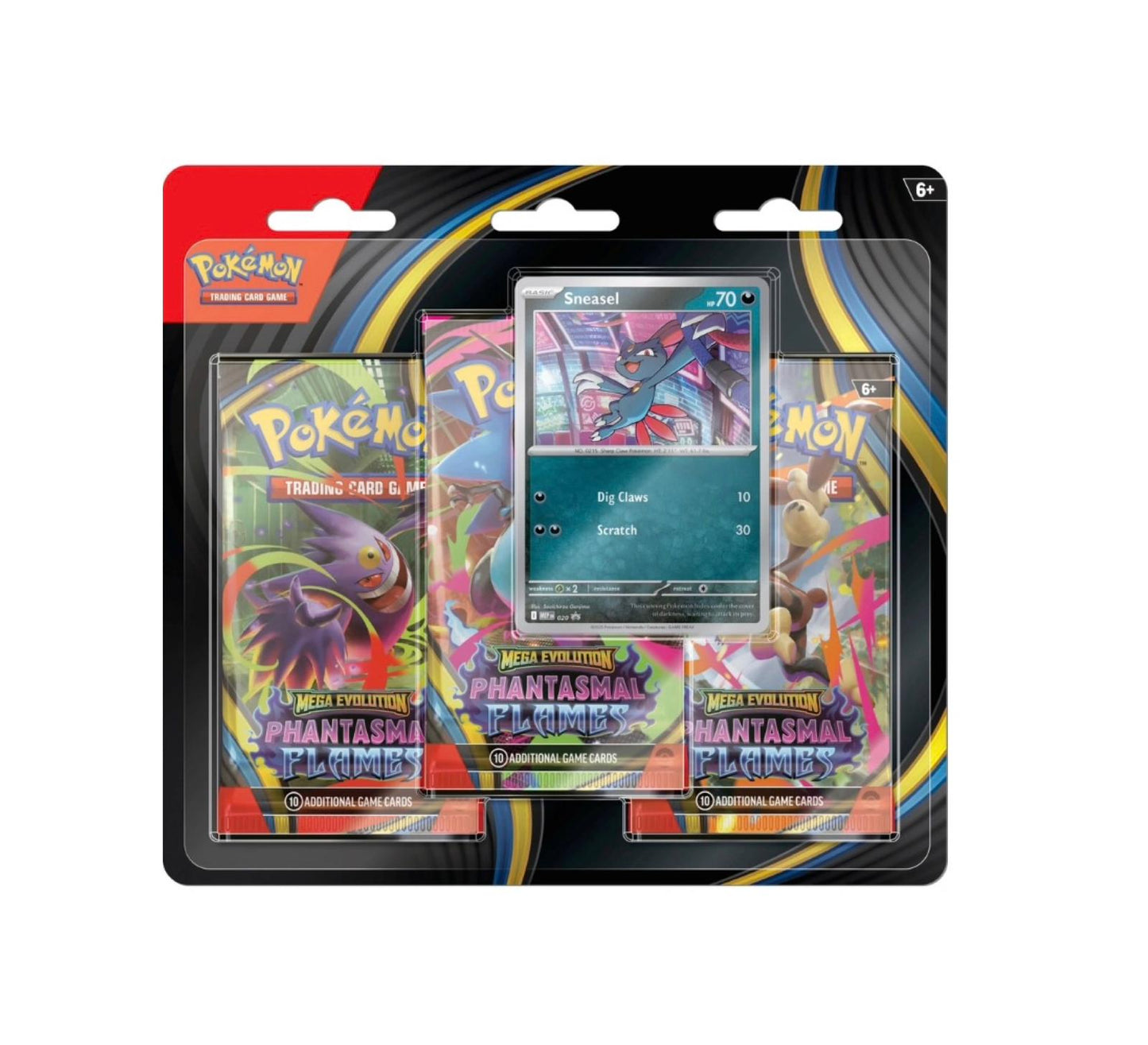 Pokémon TCG Mega Evolutions Sneasel Promo 3 Pack Blister