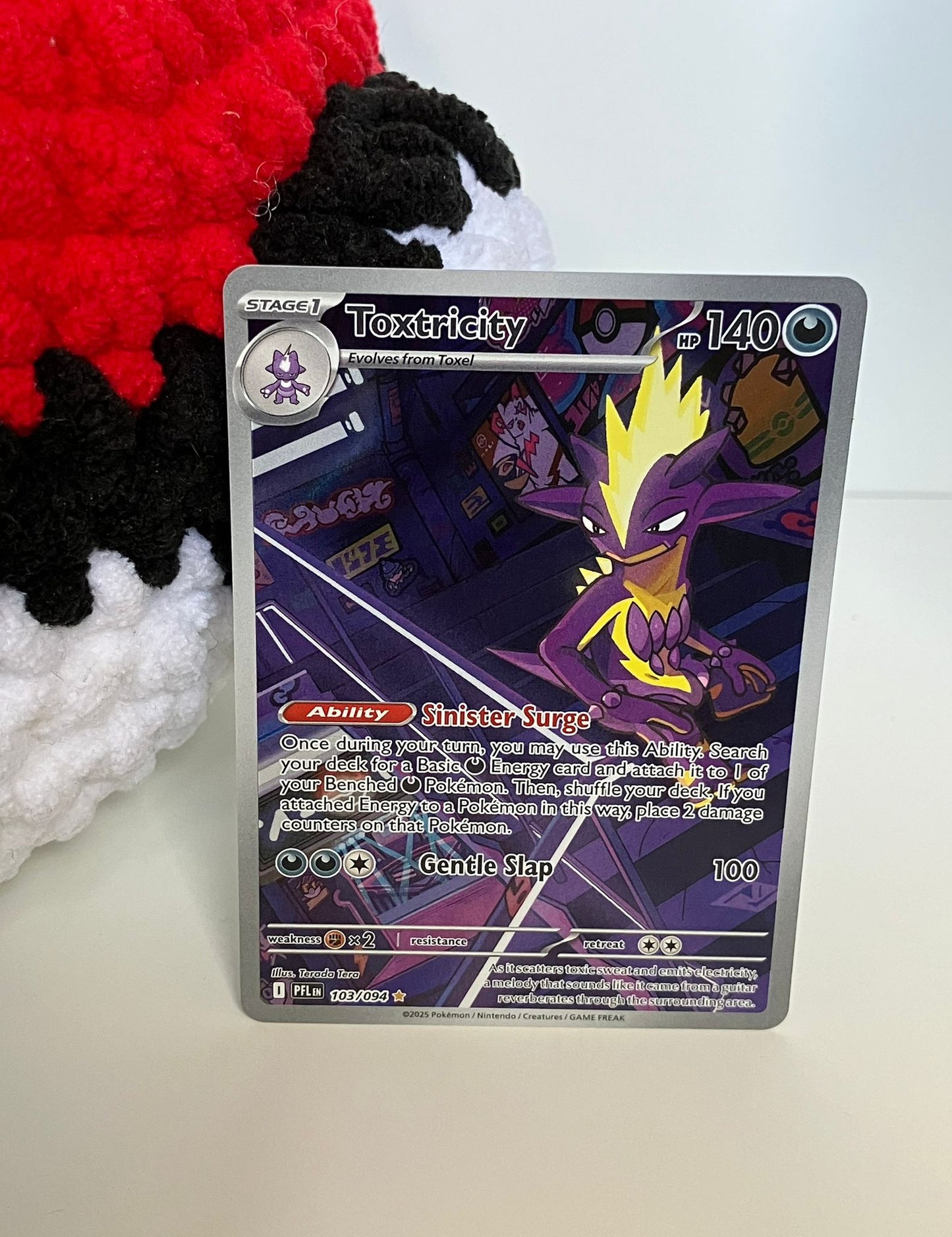 Toxtricity #103 Mega Evolutions Phantasmal Flames  Mint Pack Fresh