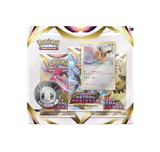 Pokémon TCG Astral Radiance  Eevee Promo 3 Pack Blister
