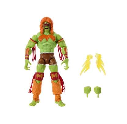WWE Elite Collection Series X Street Fighter Figure Ultimate Warrior/Blanka