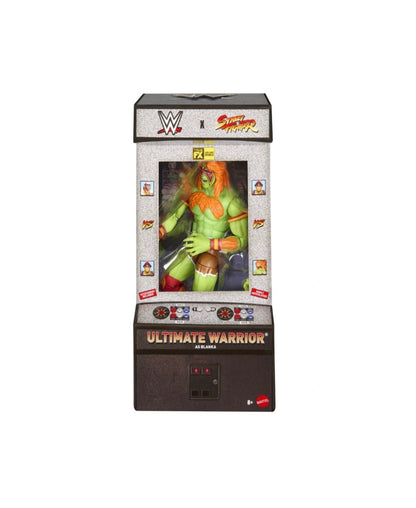 WWE Elite Collection Series X Street Fighter Figure Ultimate Warrior/Blanka