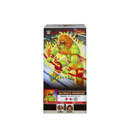 WWE Elite Collection Series X Street Fighter Figure Ultimate Warrior/Blanka