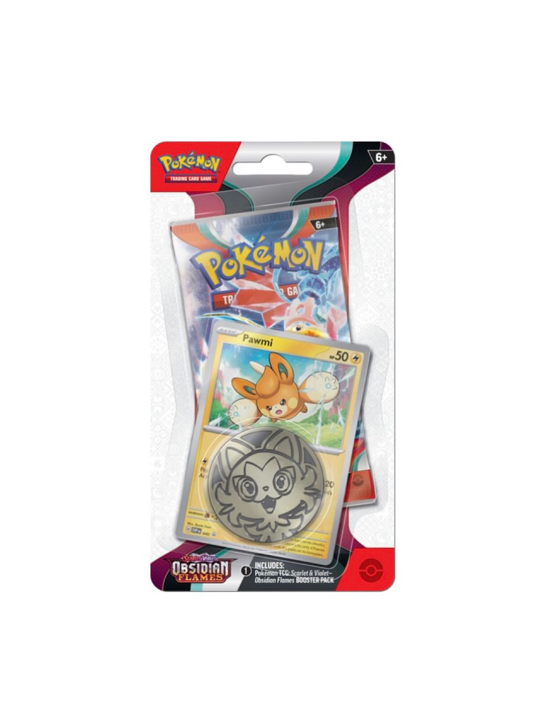 Pokémon TCG Obsidian Flame Checklane Blister – Pawmi – New & Sealed