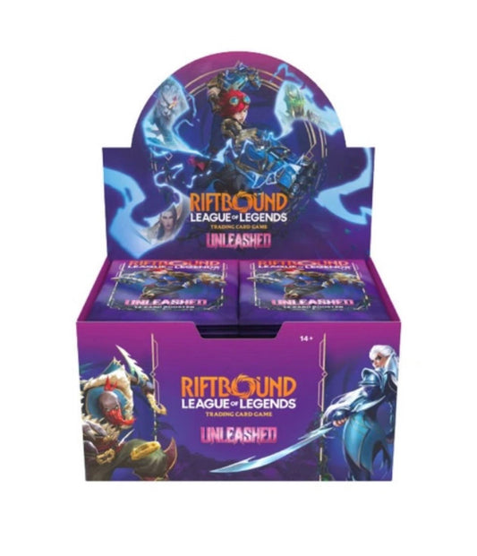 Riftbound-League of Legends UNLEASHED Booster Box – Sealed