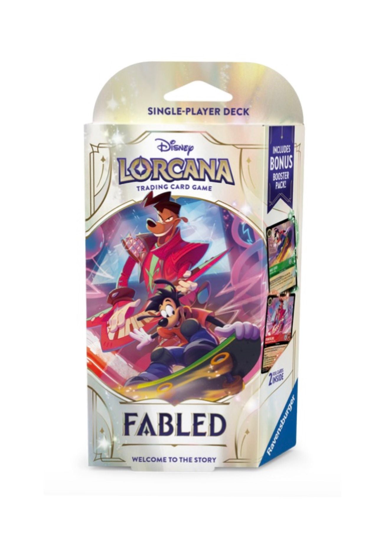 Disney Lorcana Fabled Powerline & Max Single Player Deck – Official Starter Deck