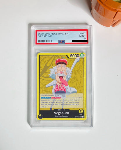 PSA 9 Vegapunk #097 One Piece OP-07 2024