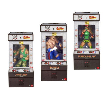 WWE Elite Collection Series X Street Fighter Figure Series 2 SET