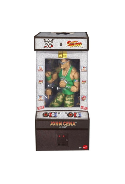 WWE Elite Collection Series X Street Fighter Figure John Cena as Guile